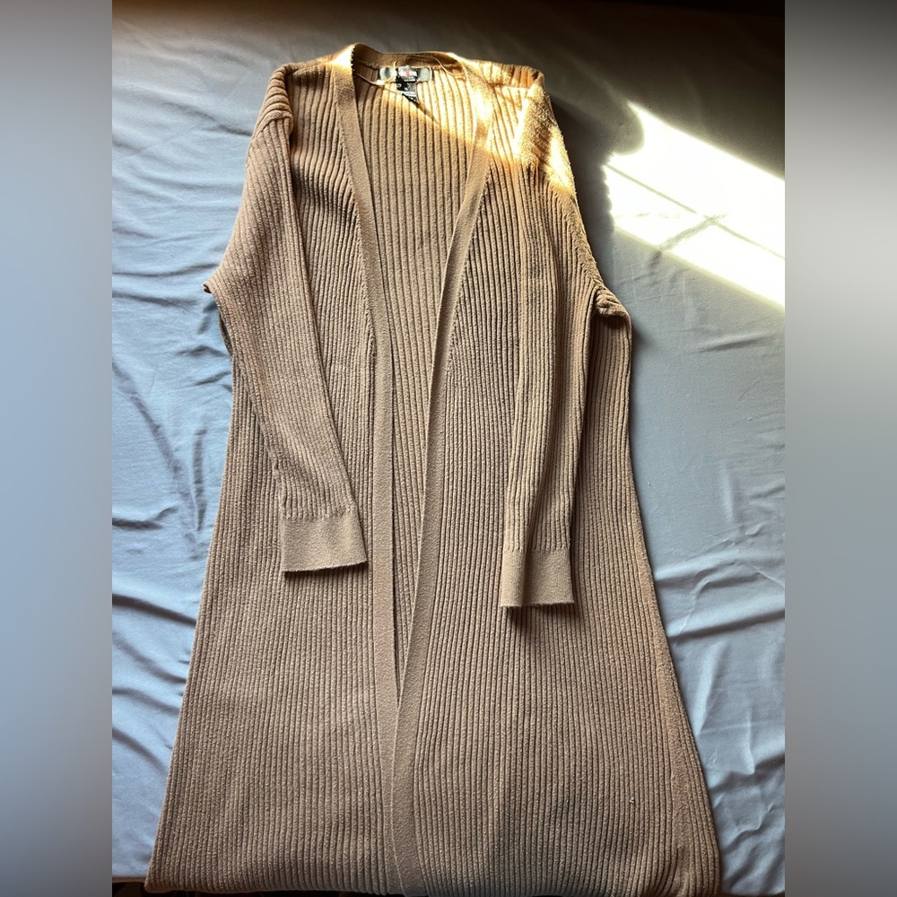 M Style&Co tan Cardigan